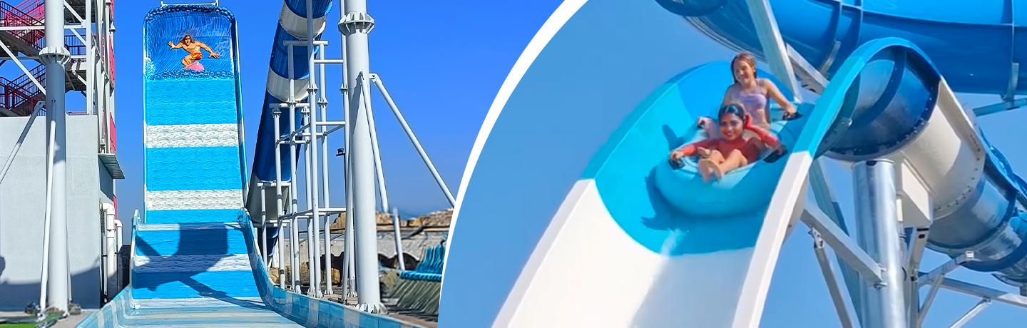 Black Hole | Aquamagicaa water park banner